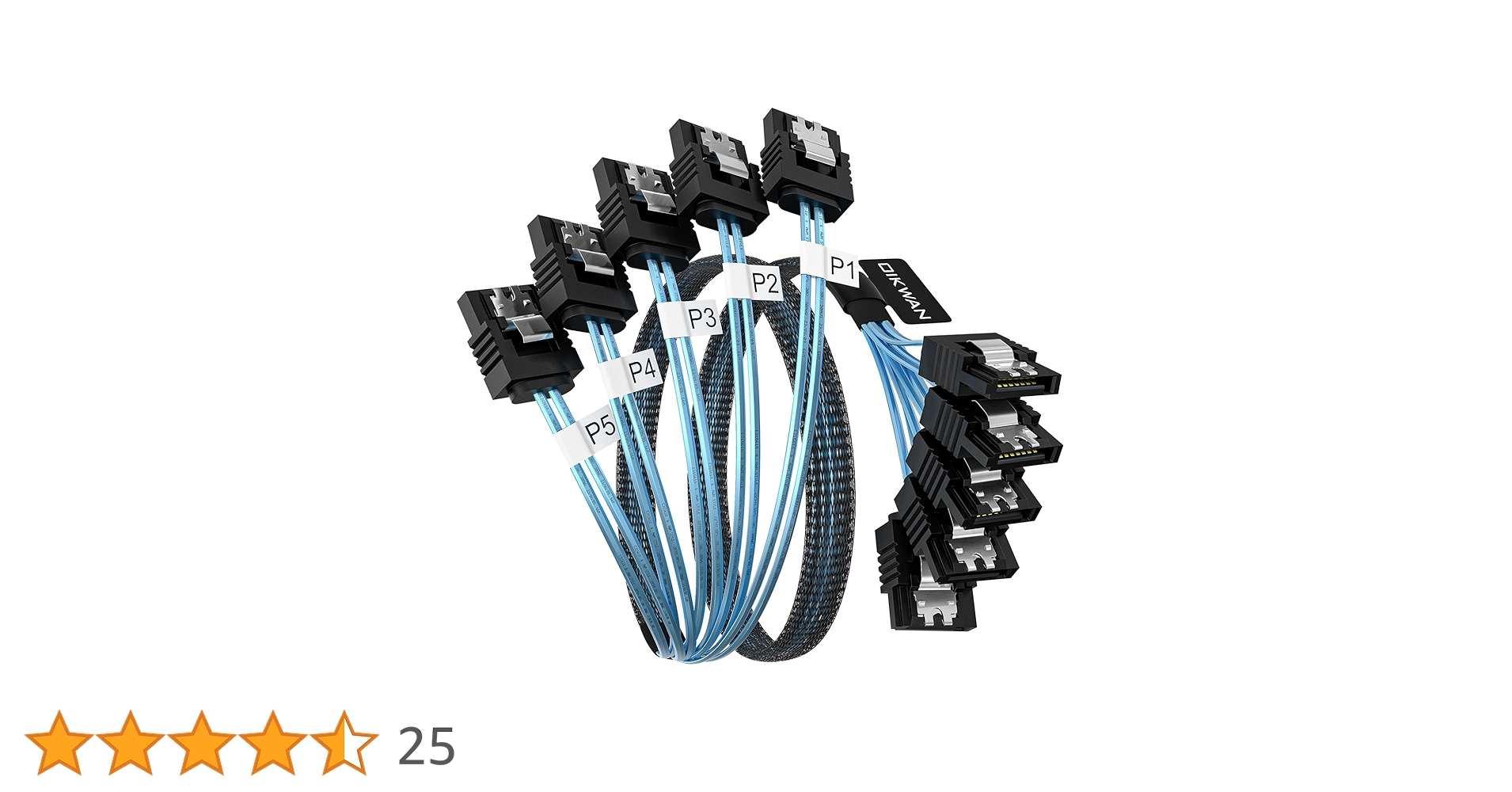 Q3ページ！SATAケーブルプラス！ Amazon.co.jp: OIKWAN SATA-IIIケーブル 5本/セット 6Gb/s -SATA